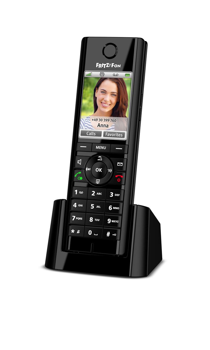 Product Details: FRITZ!Fon C5 International DECT telephone Caller ID  Black